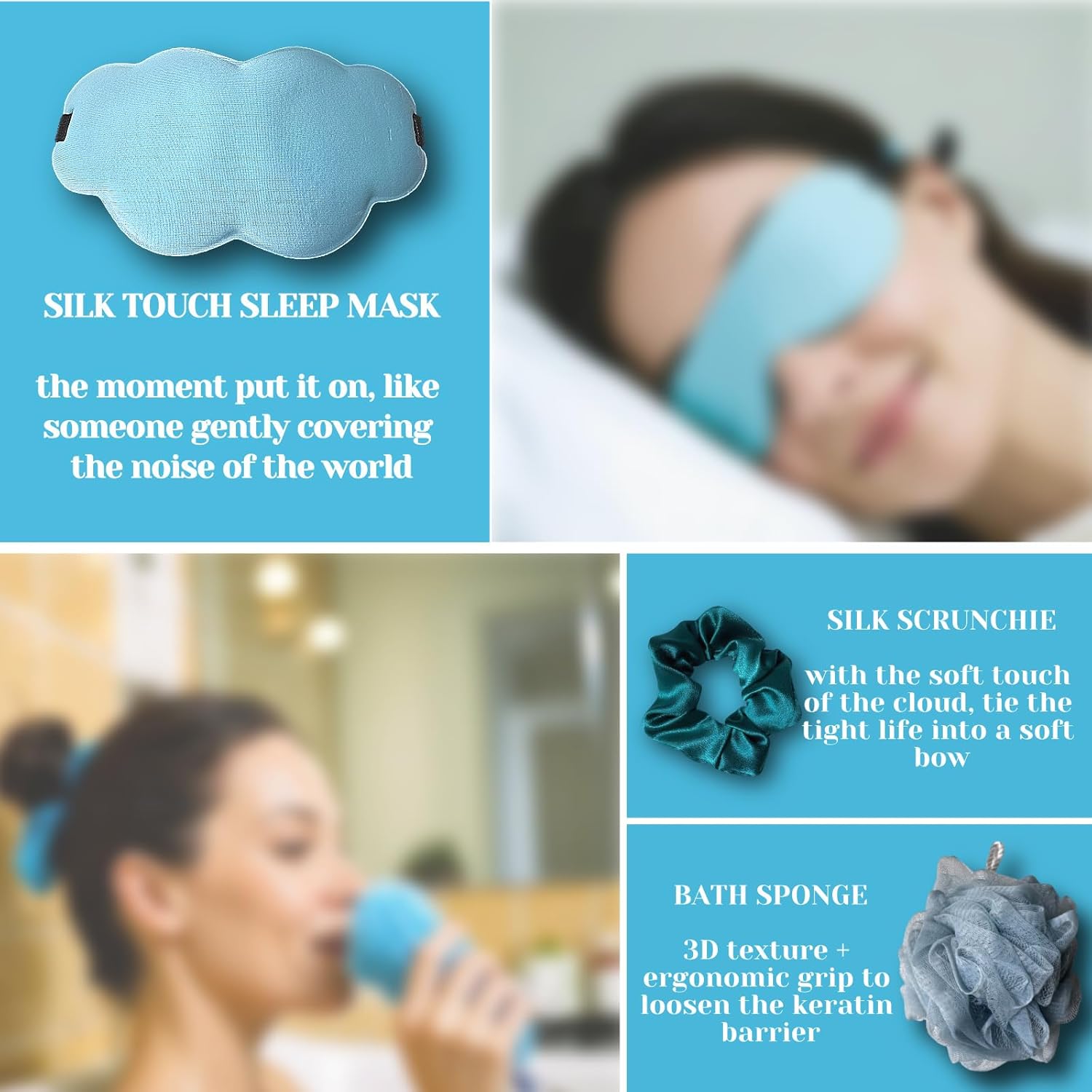 Beach Gifts For Women Thank You Gift Basket With Beach Bracelets Teacher Appreciation Gifts Set, Self Care Gifts For Womens Blue - Image 6