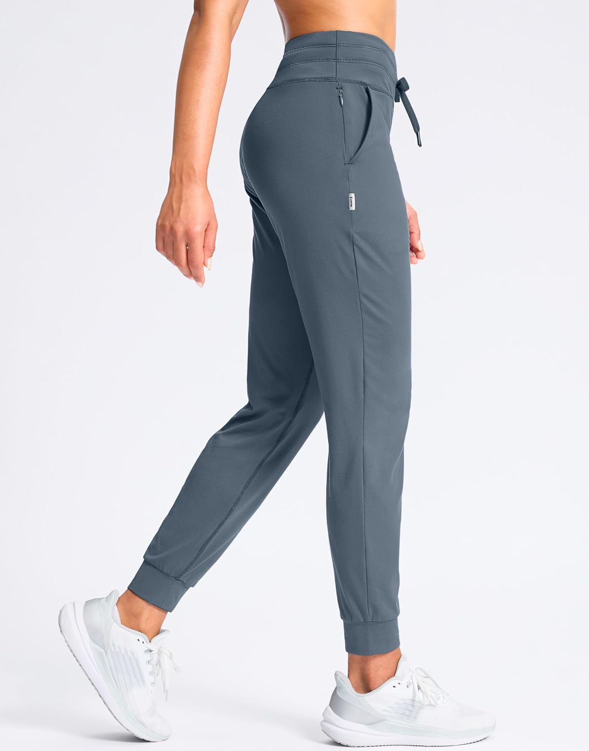 SANTINY Women's Sweatpants Joggers with Pockets Soft Stretch High Waisted Sweat Pants Lounge Running Athletic Workout Jogging - Image 4