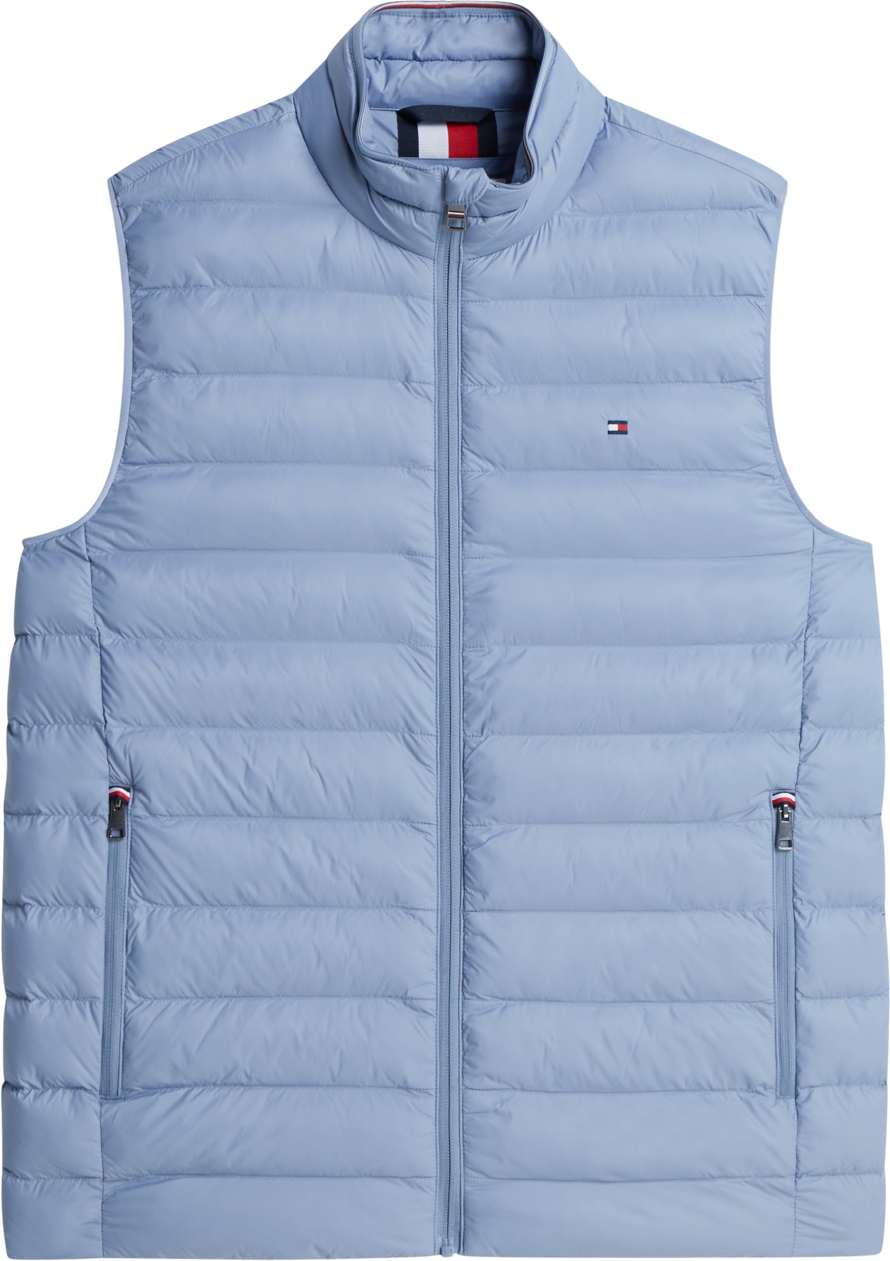 Tommy Hilfiger Uomo Gilet Packable Recycled Vest Colletto alla Coreana