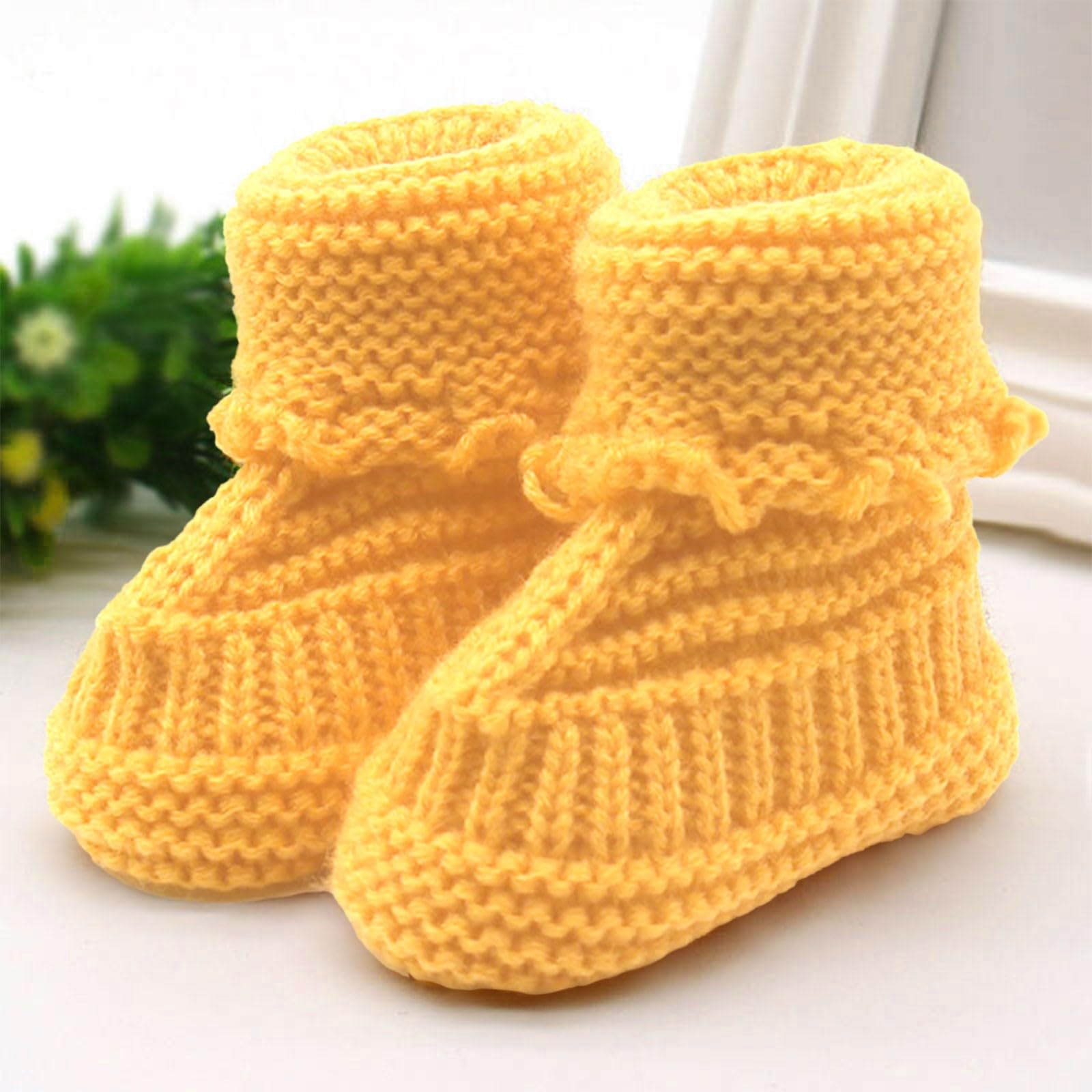 Kids Baby Boys Girls Winter Slippers Cartoon Dinosaur Non Slip Home Indoors Shoes Hiking Boots Kids (Yellow, 3.5 Infant)