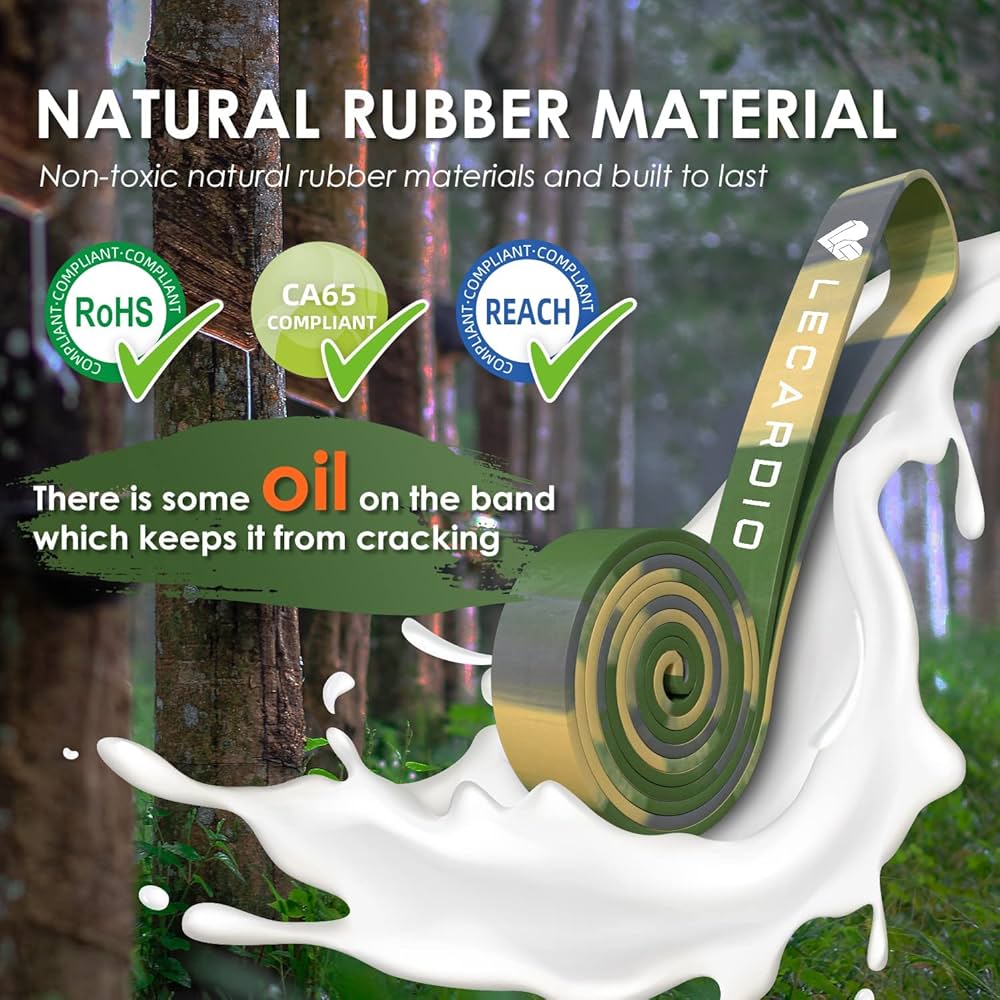 Amazon.co.jp: LECARDIOトレーニングチューブ 迷彩です筋トレ