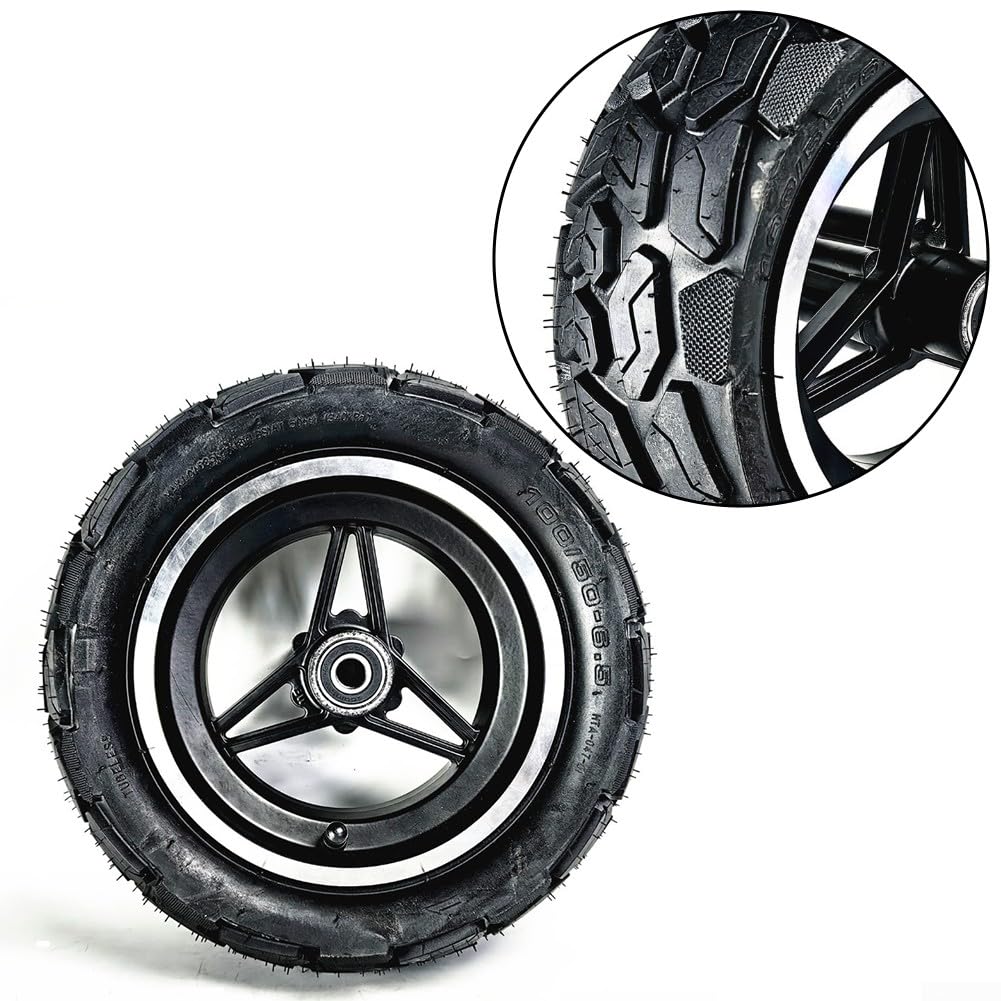Pneu de scooter électrique 100/50-6.5, 27,9 cm (11") - Pneus gonflables hors route - Roue avant à vide