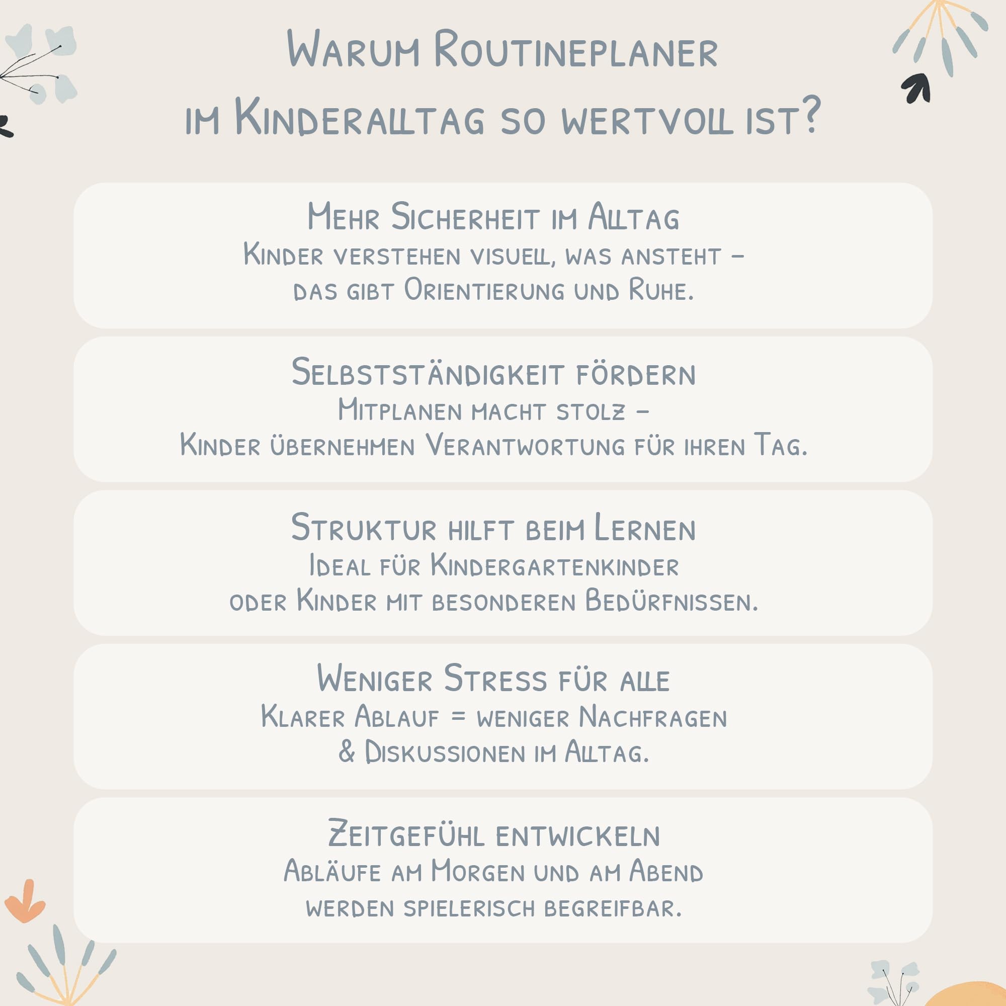 Routine Planer Kinder für Morgenroutine und Abendroutine - Routineplaner, Tagesplan Kinder mit Klett-Punkten und 105 Symbolkärtchen, Montessori Planer, Routinehilfe zum Umklappen (Bauernhof)