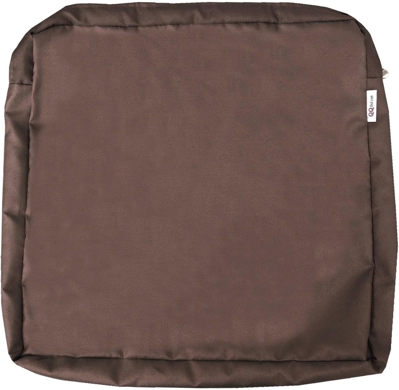 4 Pack 24X22X4 Inch Outdoor Cushion Pillow Washable Replacement Covers Only with Zipper (Brown Color) for Patio Furniture, Sofa, Loveseat, Deep Seat Chair