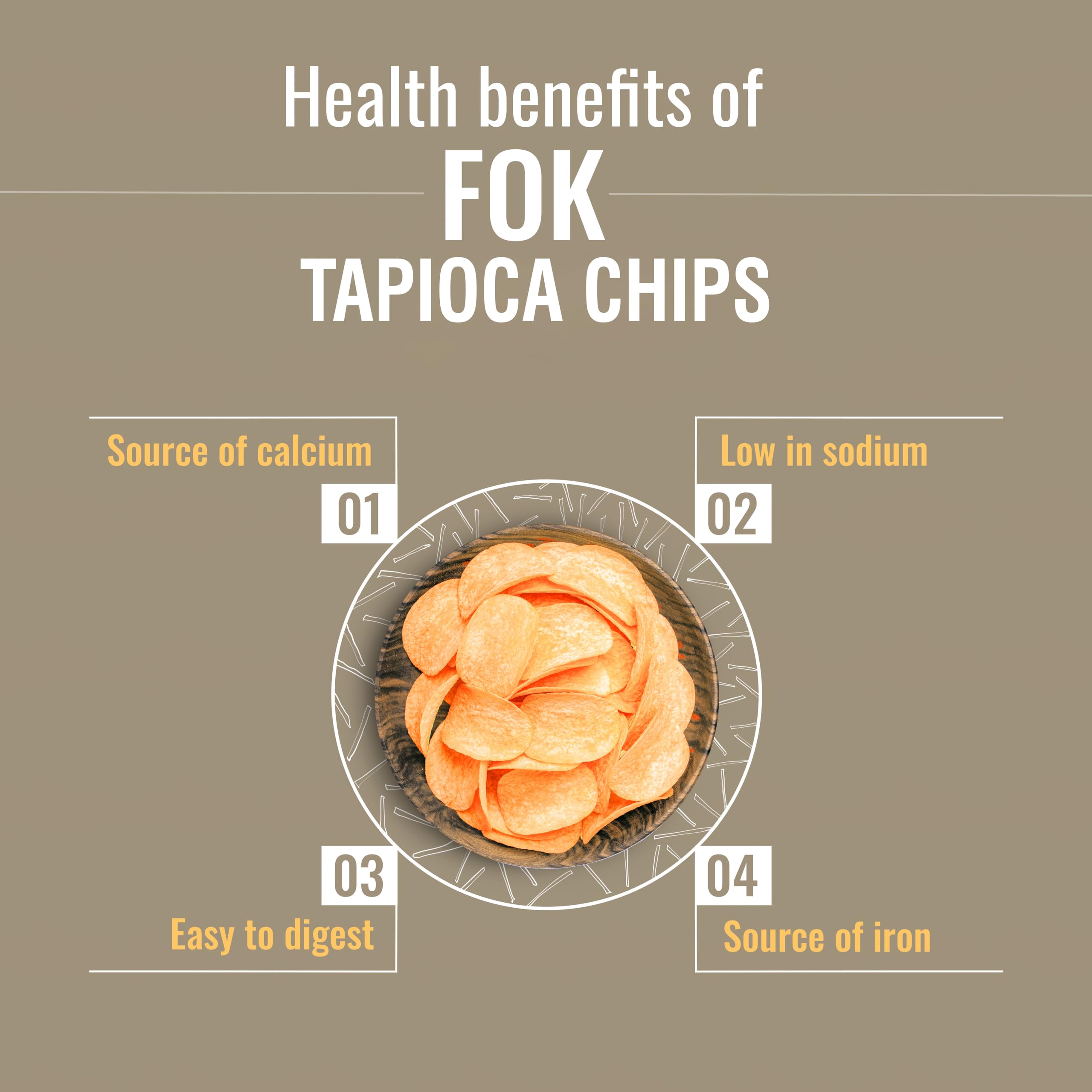 FLAVORS OF KERALA | Premium Kerala Spicy Tapioca Chips, 400g | Crispy, Fresh, Gluten-Free Snack with Irresistible Crunch 3