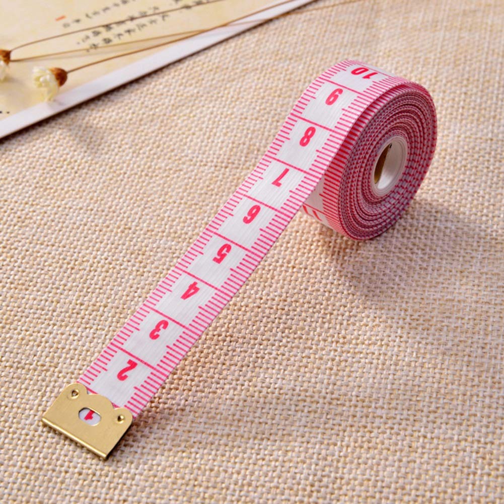 RWRAPS Cinta métrica Suave, Regla de medición Corporal, Tela de Costura, Cinta métrica a Medida, 200cm de Largo, Cintas de medición precisas y fáciles de Leer
