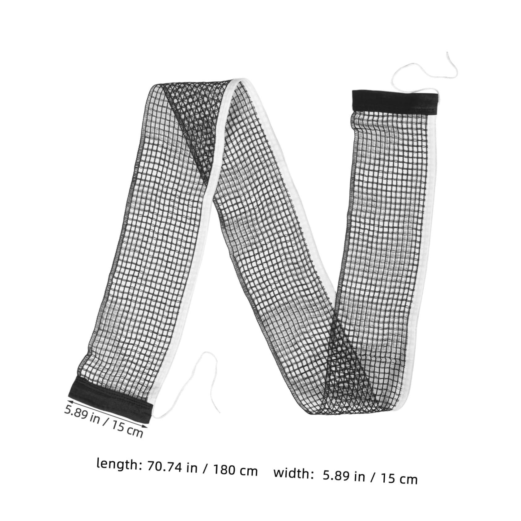 KOMBIUDA Portable Pong Net Tight Mesh Cotton-Polyester Easy to Set up for Training and Competition