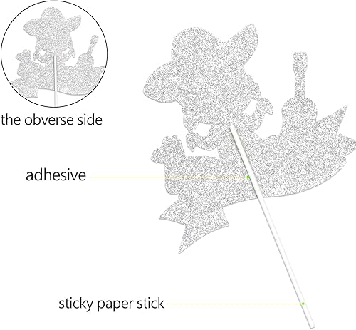 Miniatura 5 de Little Muchacho - Decoración para pastel de cumpleaños, baby shower, revelación de género, bebé Muchacho en su camino, sombrero con purpurina,