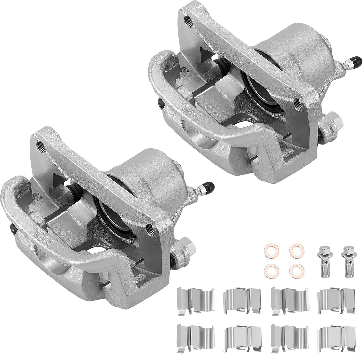 Rear Brake Caliper Assembly Replaces for 19B3276 19B3277, Compatible with Toyota Sequoia 2008-2015, Compatible with Toyota Tundra 2007-2015