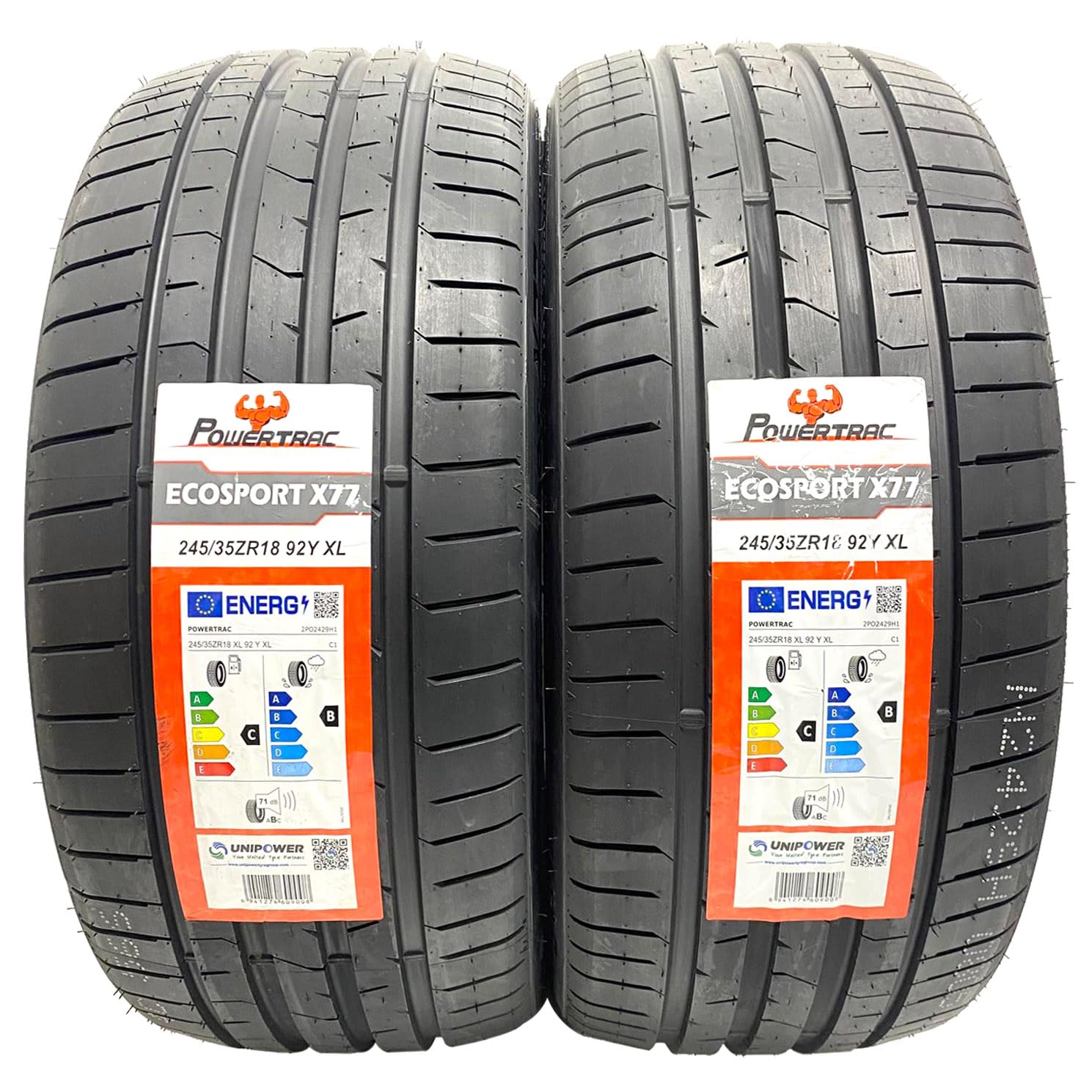 2 X 245 35 18 POWERTRAC ECOSPORT 92Y XL 245/35ZR18 M+S AMAZING B