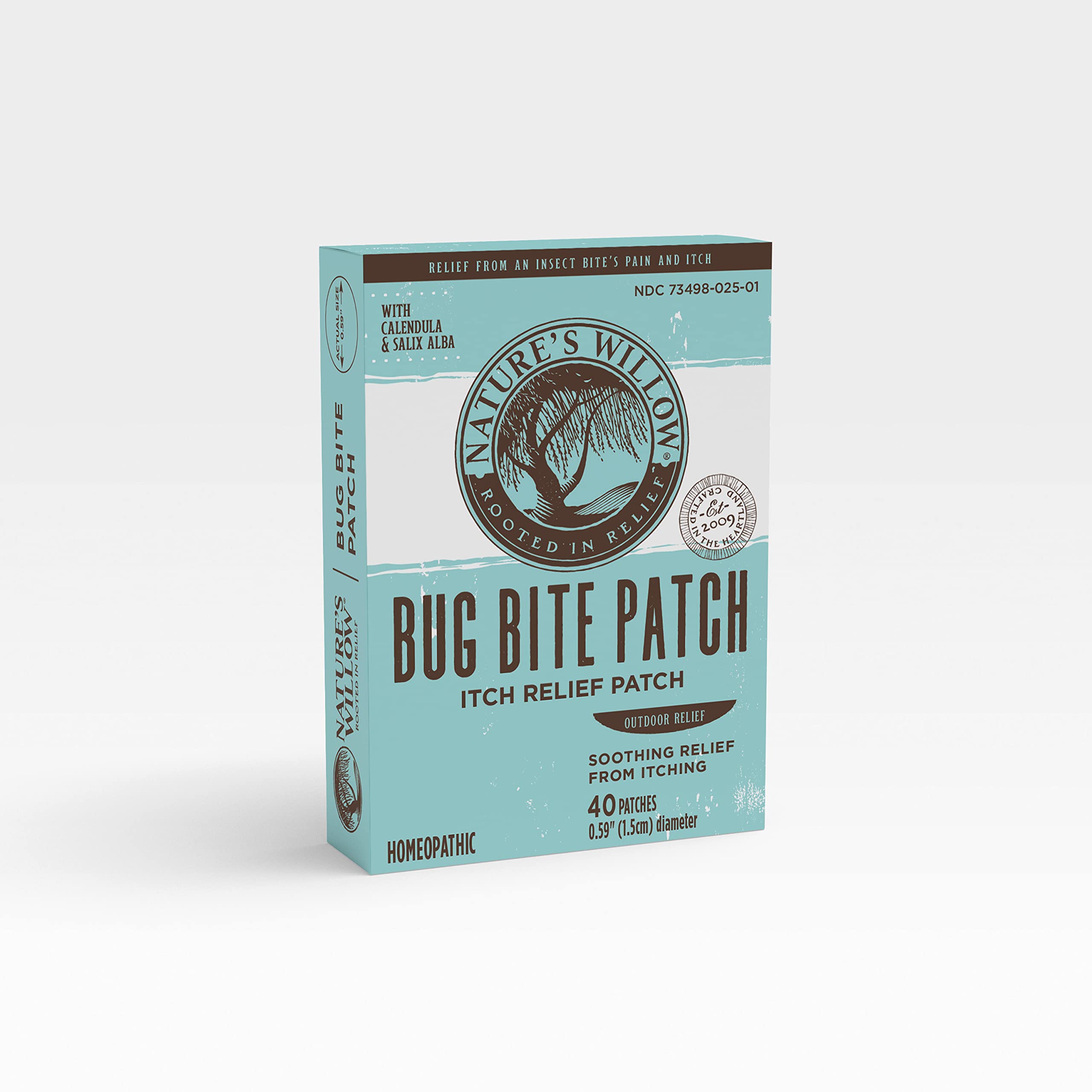 Buy Nature's Willow Natural Bug Bite Relief Patch 40 Count