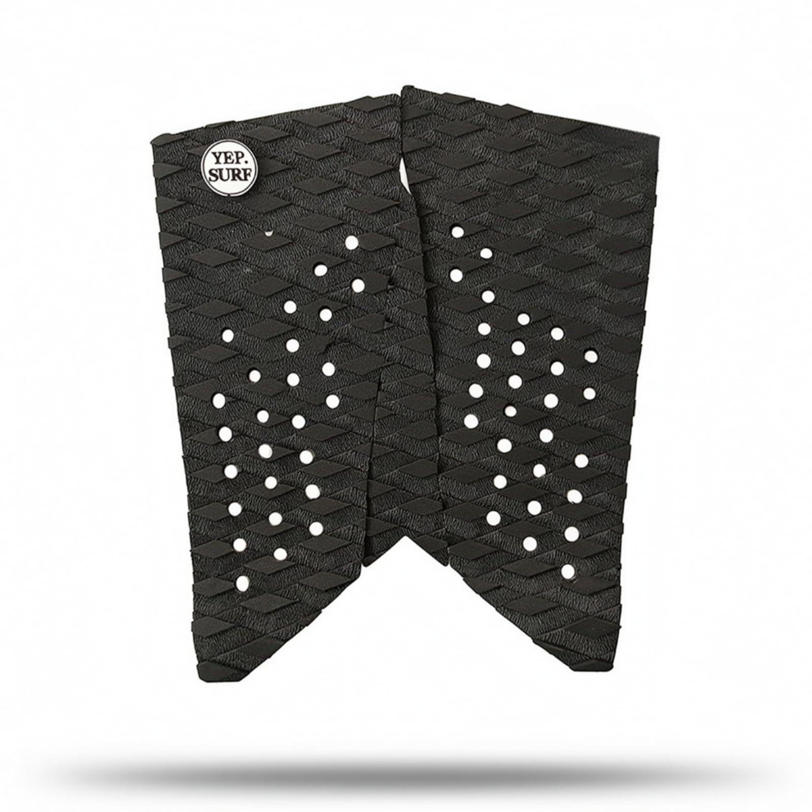 harayaa Almohadilla de Tracción para Tabla de Surf Pad Antideslizante de 3 Secciones con Superficie Texturizada de EVA Ligera y Perforaciones Adecuada para