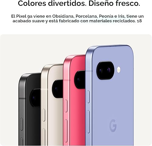 Miniatura 10 de Google Pixel 9a con Gemini - Smartphone Android desbloqueado con cámara increíble y edición de fotos AI, batería durante todo el día y seguridad