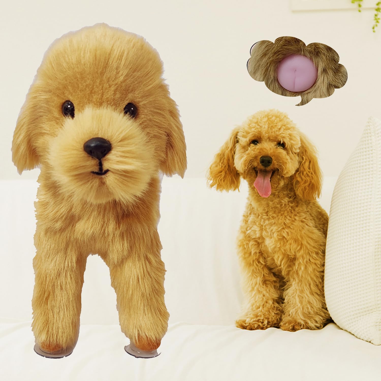WTTTTW Dogs Interactive Sleeping Toys Pet Dog Estrus Toys Partner Male Estrus Dogs Stuffed Dog Behavioral Aid Toy