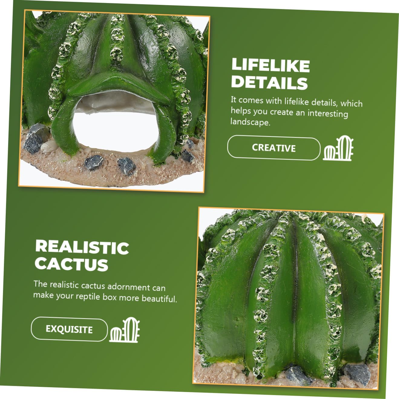 BESPORTBLE Adornos De Jardinería para Peceras 3 Piezas Mesa De con Patas Escondite De Reptiles Decoración para Pecera De Serpientes Pecera De Reptiles Dragón Barbudo Escondite