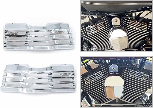 Miniatura 2 de Americruise - Cubiertas de pernos de cabeza de bujía ranuradas para Harley Touring Electra Glides Road Glides Road Kings 1999-2016, Street Glides &
