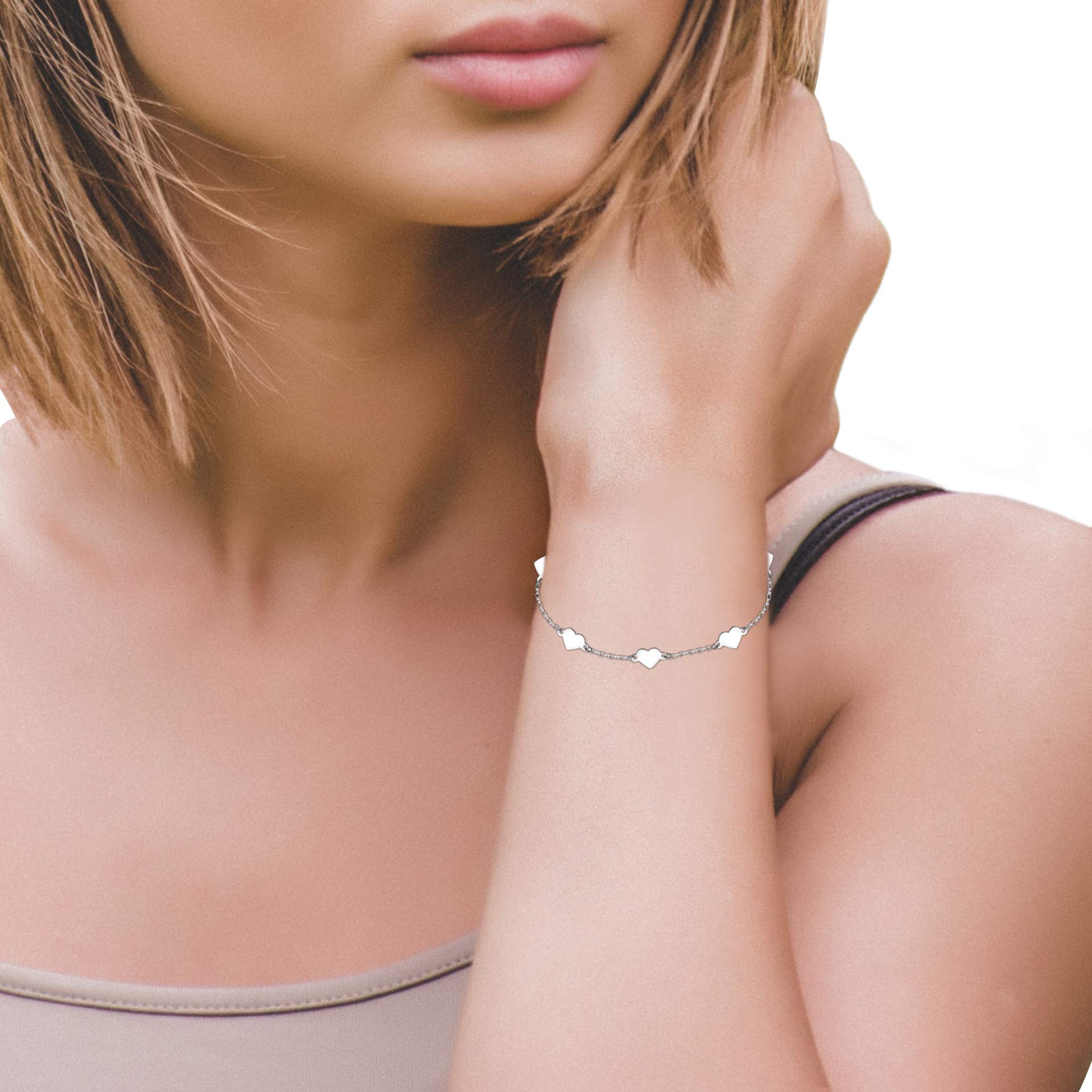 Sofia Milani - Bracciale da Donna in Argento 925 - Ciondolo a Cuore - 30262