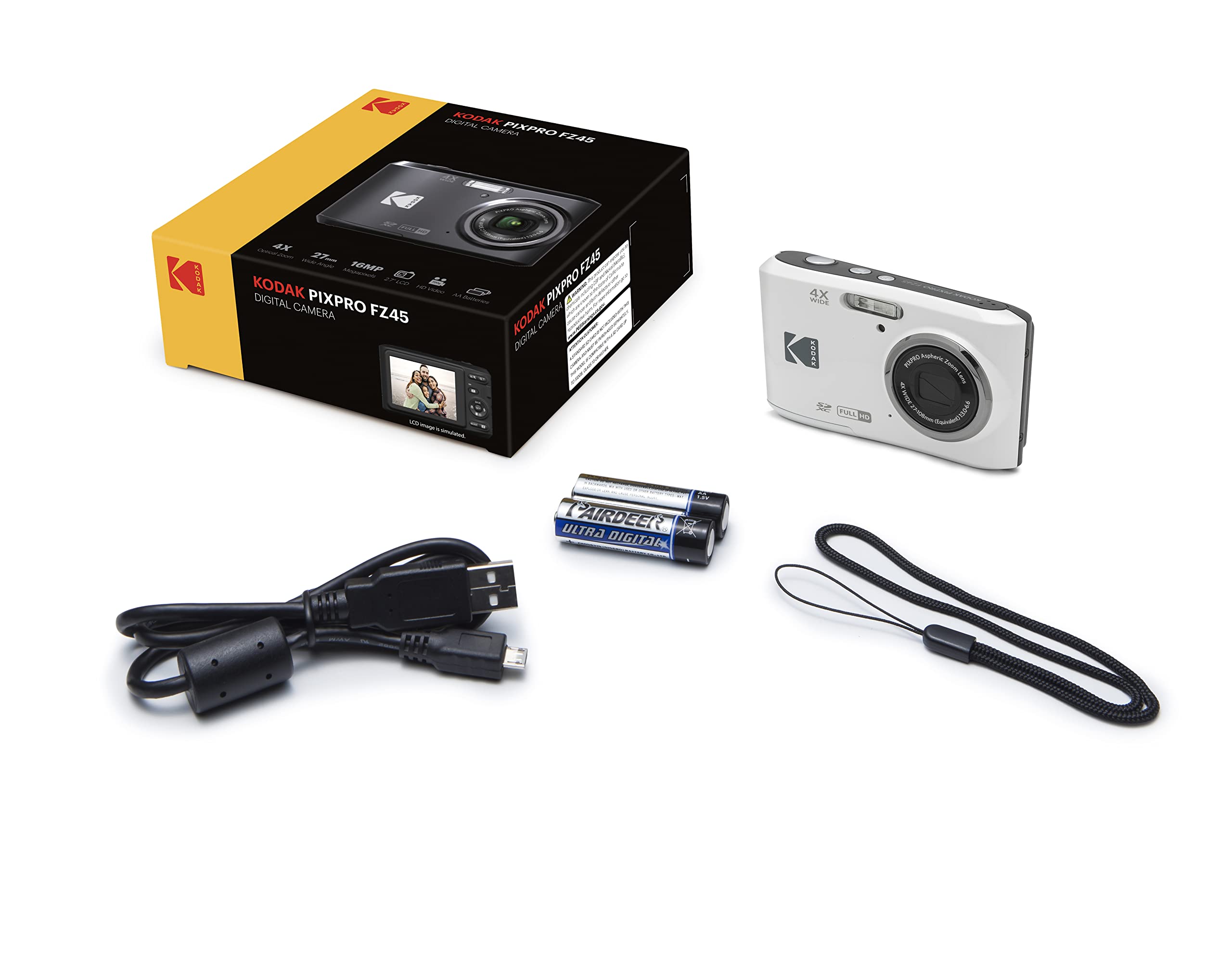 Kodak PIXPRO FZ45 デジカメ SDカードハードケース付 【公式通販】