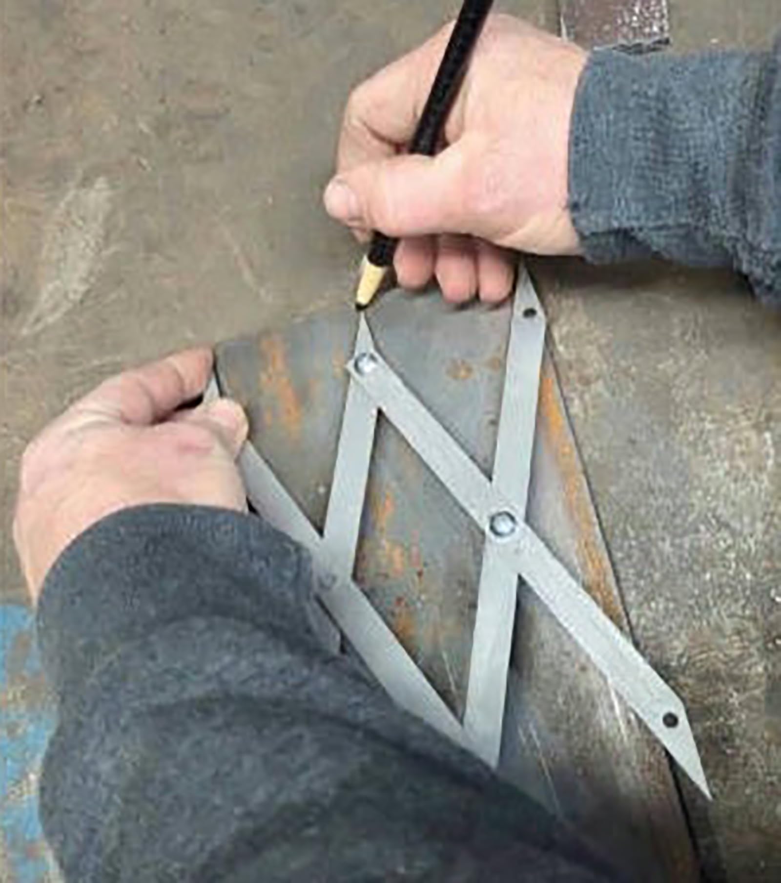 Centro di ricerca per misurazioni precise, divisore uguale per lavorazione del legno e saldatura, strumento di marcatura Picket Master Pro