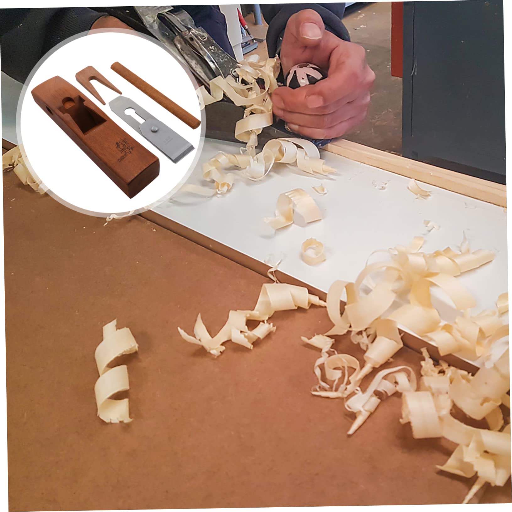 Homoyoyo Pialla Manuale Per Legno Lama in Metallo Utensile Per Lavorazione Del Legno Piallatrice a Mano Per Carpentieri e Falegnami