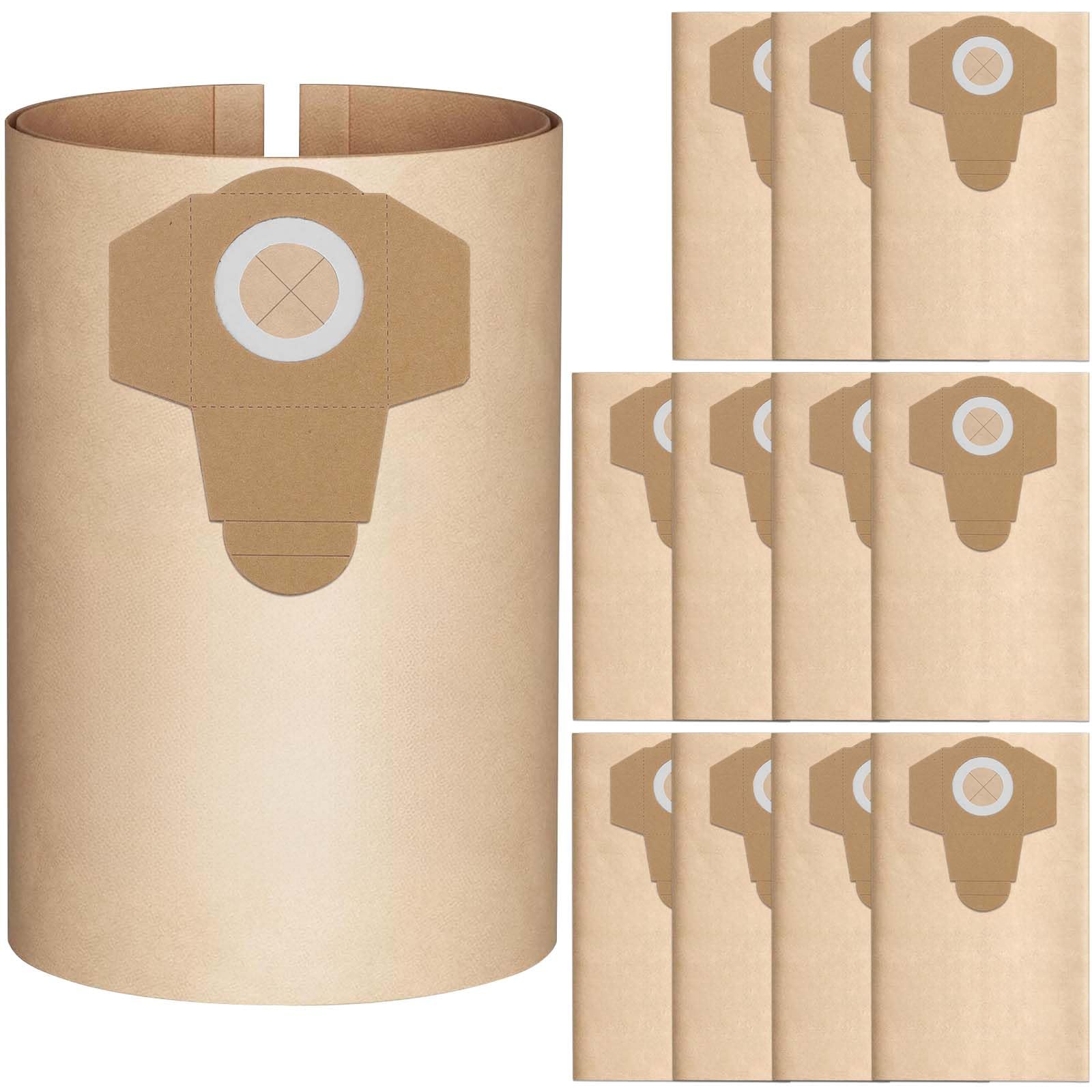 12 Pack 2351152 Dust Bags 20 Litre for Einhell Wet/Dry Vacuum Cleaners
