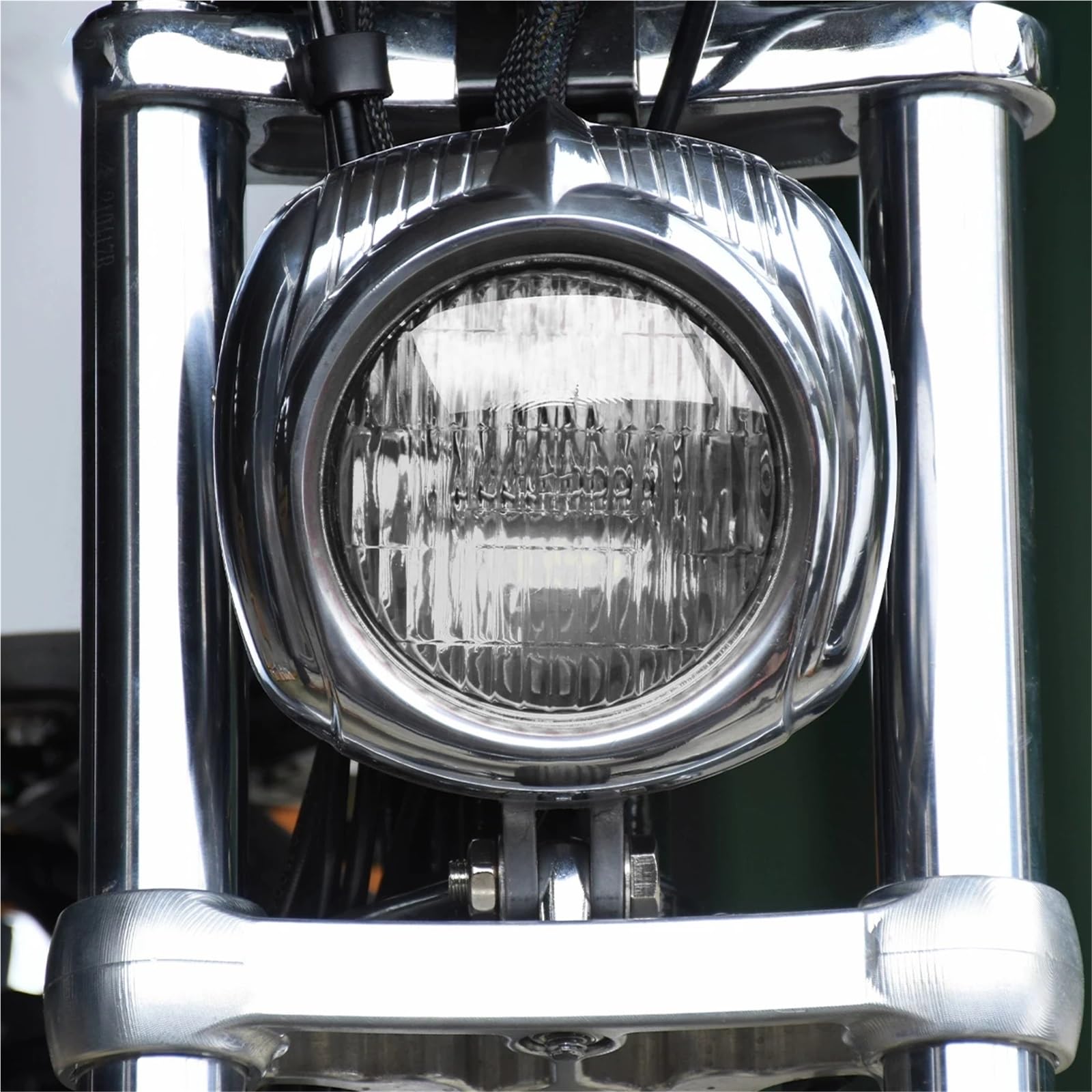 Moto Faro Fanale per Softail per Dyna per Sportster per Chopper per Bobber Faro per Moto Lampadina H4