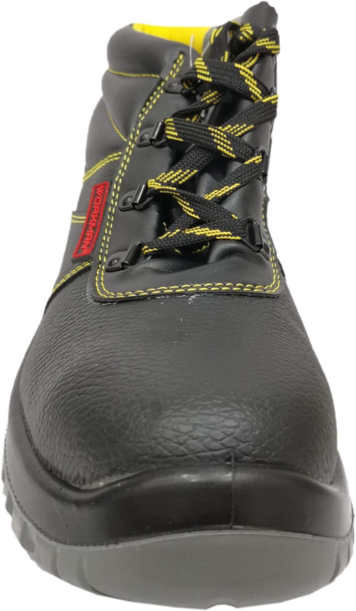 WORKMAN LZ 10 Long Safety Shoes for Men, Antistatic, Anti-Slip, Water Resistant, Oil & Acid Resistant, Double Density with Steel Toe, Lighweight, Excellent Grip & Comfort, Size-41