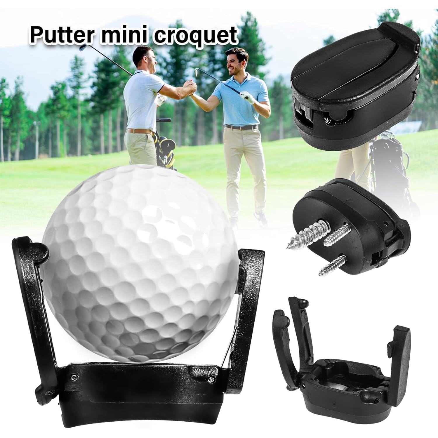 Mini Recuperador de Bolas de Golf Plegable, 4 Piezas, Accesorio de Plástico para Recoger Pelotas