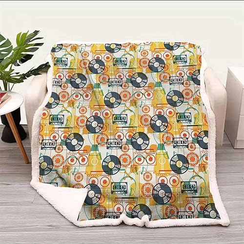 Miniatura 9 de Cobijas Calientes para Invierno Floral Cobijas - Manta de franela rosa y negra, cálida, acogedora, gruesa para sofá, cama, sofá, silla, tamaño bebé,