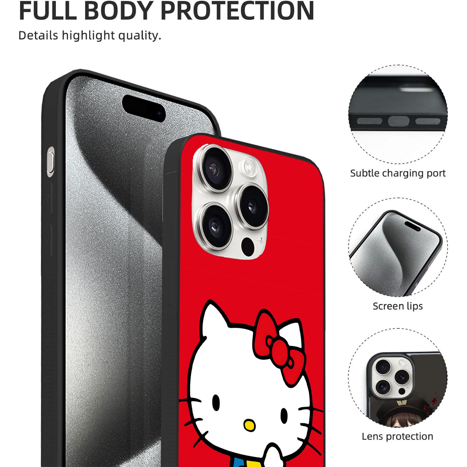 Amazon.co.jp: キティちゃん スマホケース iphone 15 pro max ケース