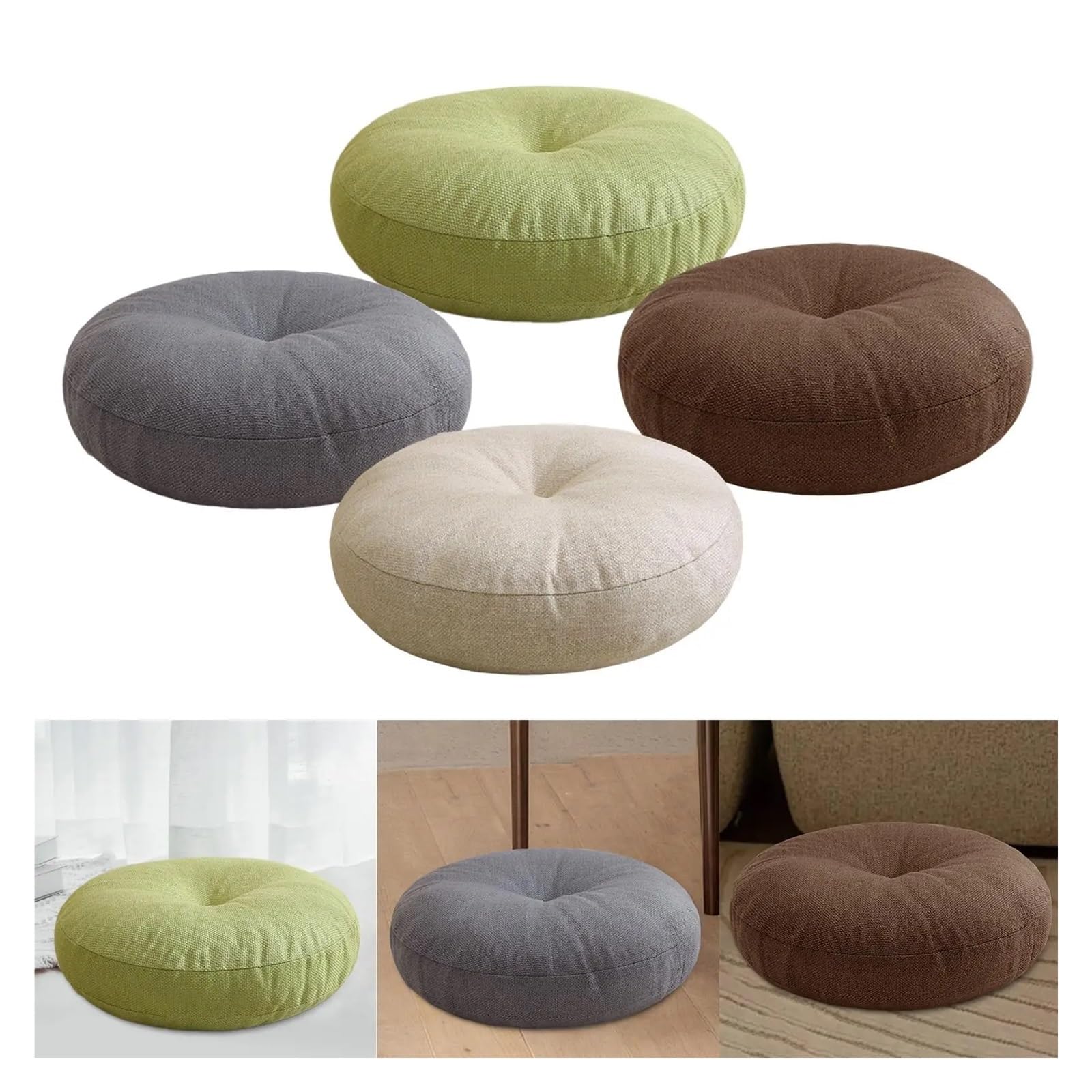 Kissen Sitzkissen für Wohnzimmer, Outdoor, Indoor, Yoga, Sofa, Schlafzimmer – gemütliches dekoratives Kissen für Komfort und Stil