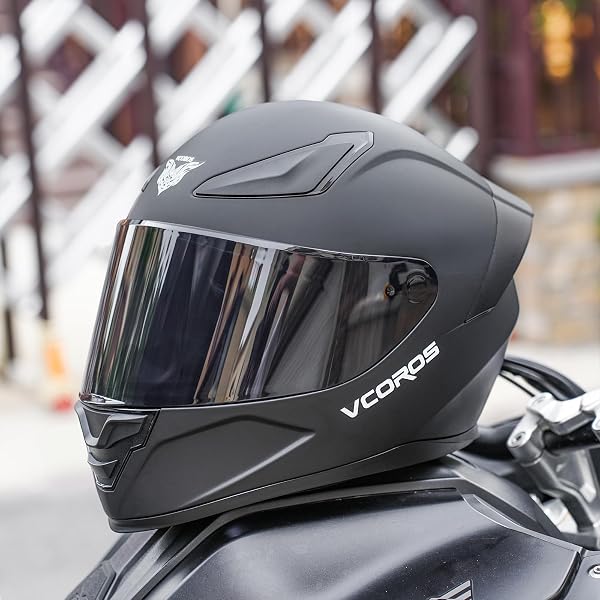 Integralhelm für Unisex Erwachsene WS-609 Motorradhelm mit Austauschbar Helmvisier ECE 22.06 Zertifiziert Vollvisierhelm Integralhelme für Motorrad Roller Rennen - 4