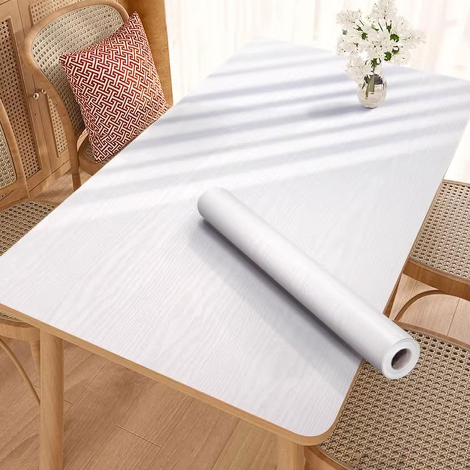 Samoprzylepna tapeta imitująca drewno Samoprzylepna folia stołowa o wyglądzie drewna Wodoodporna wielokolorowa Wiele rozmiarów 0,36 mm(Optionen 8,60W x 300L cm)