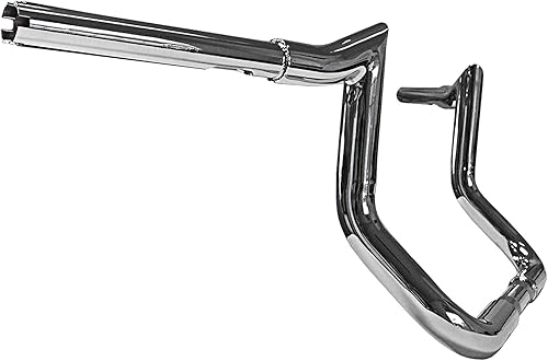 Miniatura 2 de Dominator Industries Meathook Monkey Bar Ape - Manubrio de 10 pulgadas de alto, cromado de 1 1/4 pulgadas