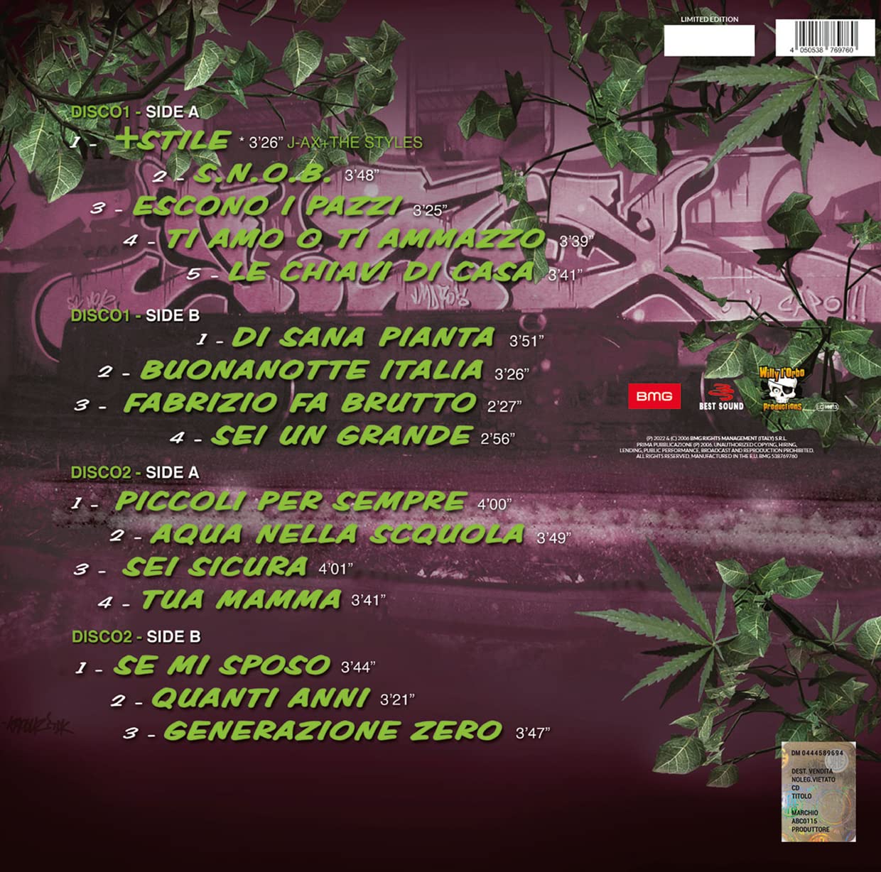 Di Sana Pianta (180 Gr. Vinile Verde Limited Edt.)
