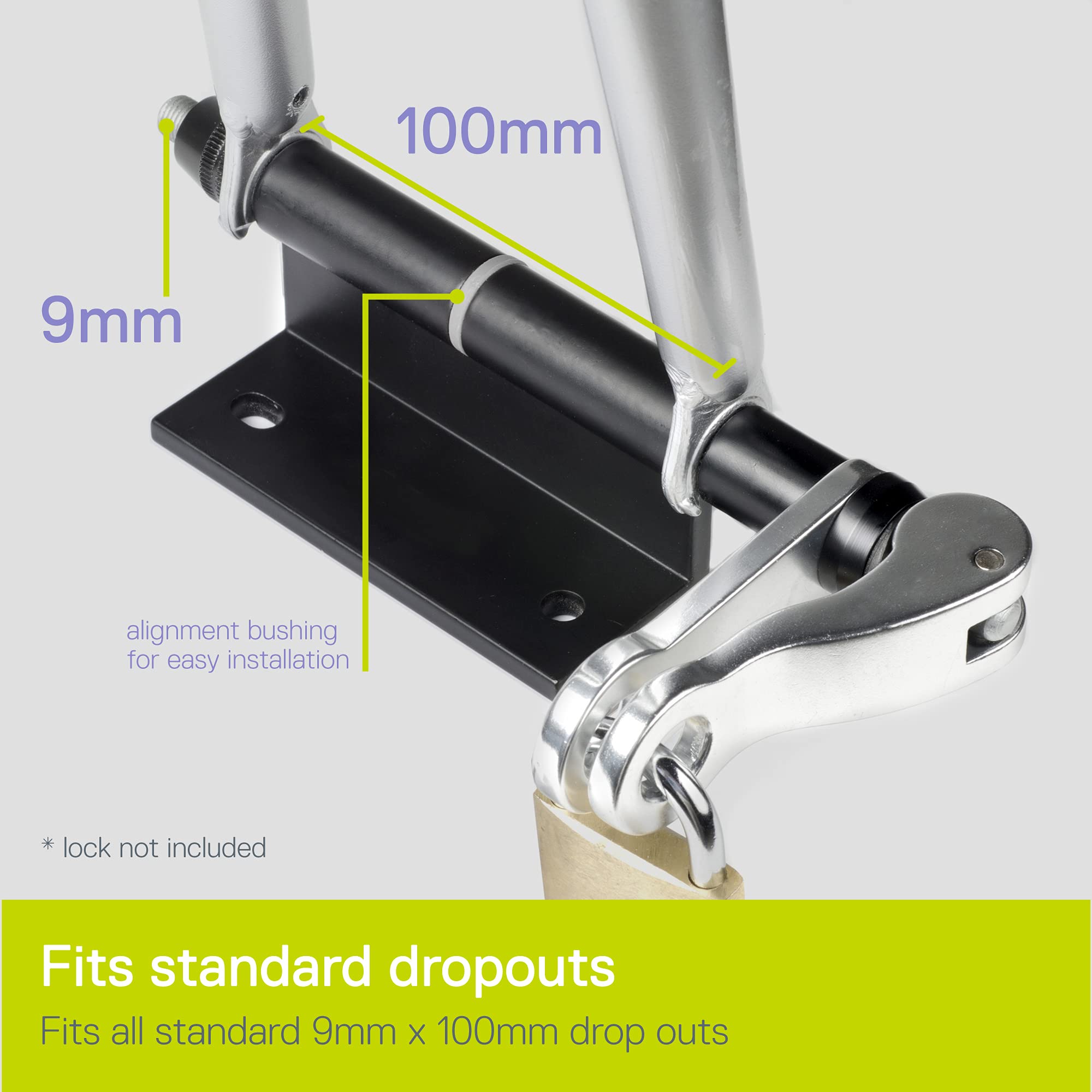 Delta Cycle & Home Bike Hitch Pro Truck Bed Bike Mount Bike Fork