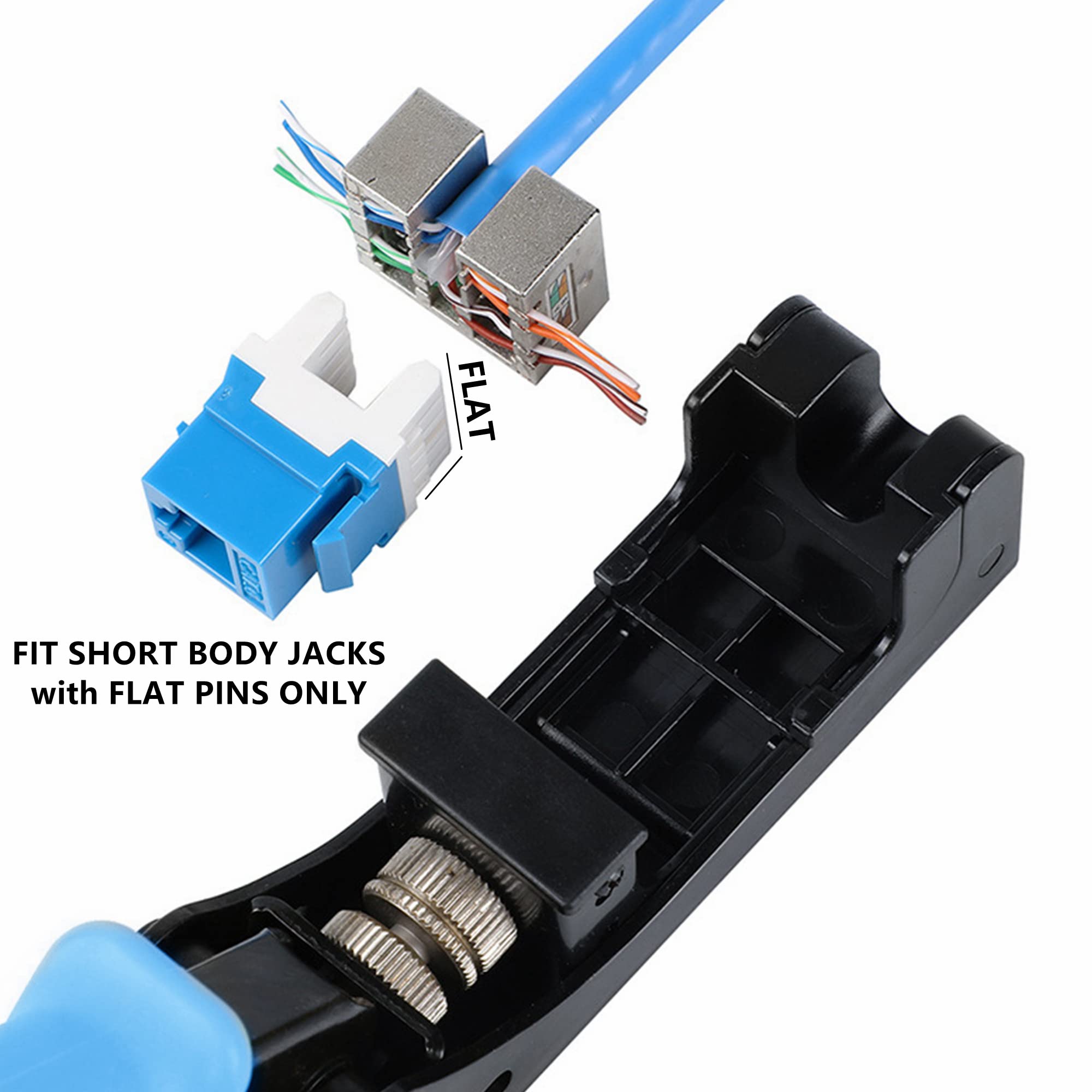 Buy Yankok 180 Degree Keystone Jack Punch Down Tool (Fit Short Body ...