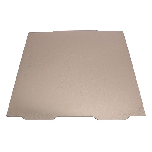 3D Printer Build Plate for XL, Double Sided PET Carbon Fibre + PEI Powder Build Plate, Spring Steel Magnetic Flexible Heated Bed for XL 3D Printer