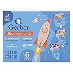 Gerber Stage 3 Baby Snacks Discovery Pack, Yogurt Melts, Teething Wafers, 6PK