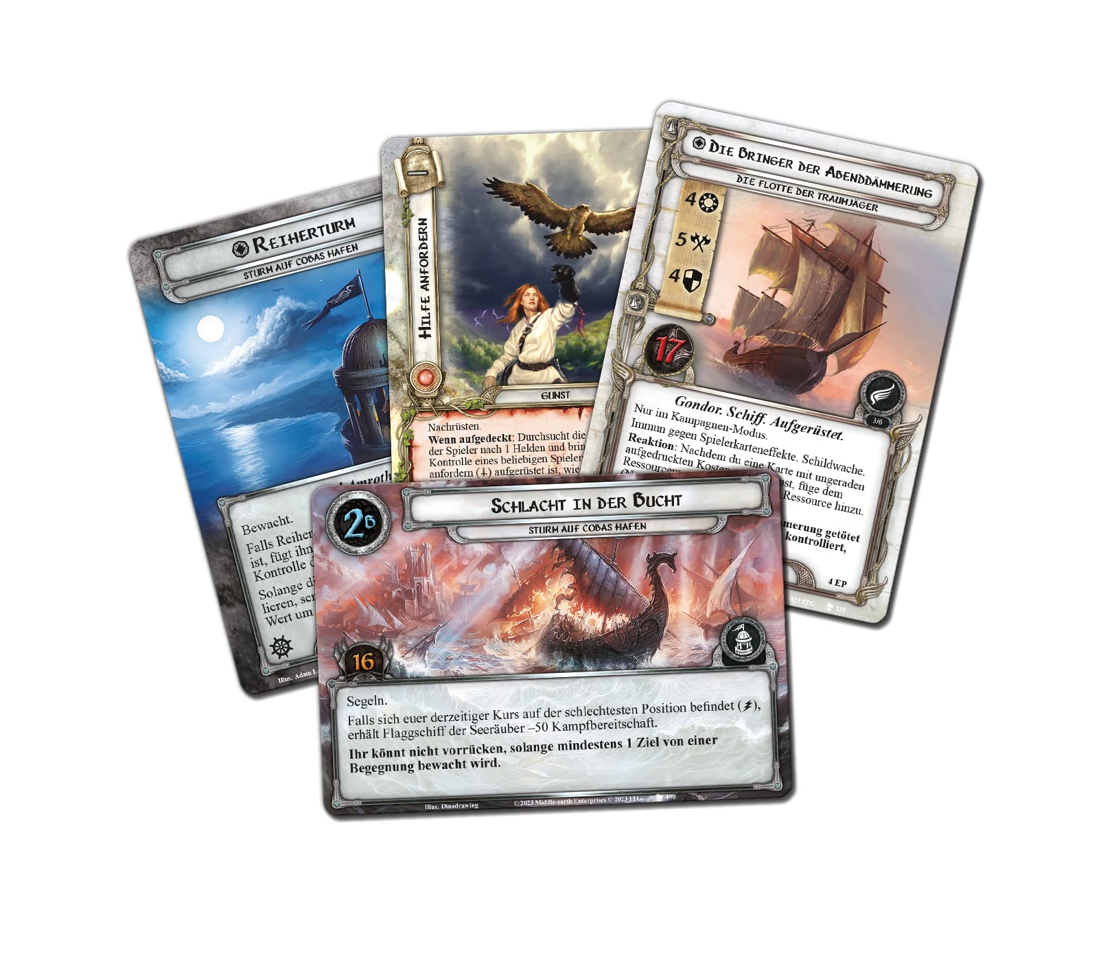 Fantasy Flight Games Asmodee Signore degli Anelli: LCG – La Città dei Corsari | Espansione | Gioco di Carte | Compensazione | 2 Giocatori | dai 14+ Anni | 30+ Minuti | Tedesco