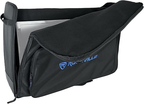 Miniatura 4 de Rockville TVB2732-2 - Bolsa acolchada con pantalla LCD para monitores de 1 o 2 pulgadas, 27 a 32 pulgadas