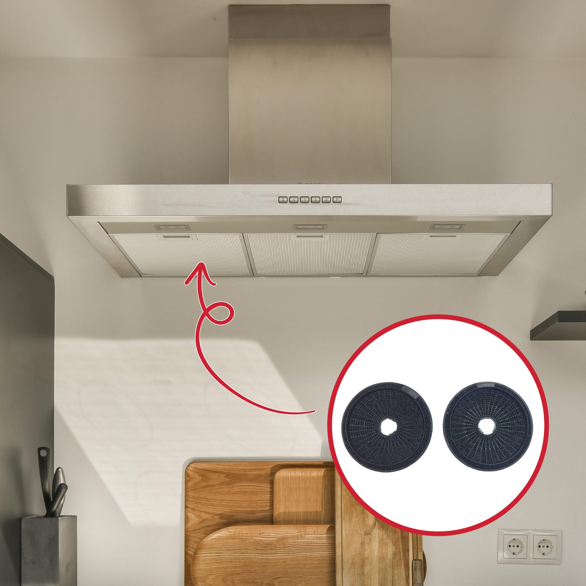 Electrolux ECFB02 Cooker Hood Filter 2 stuks
