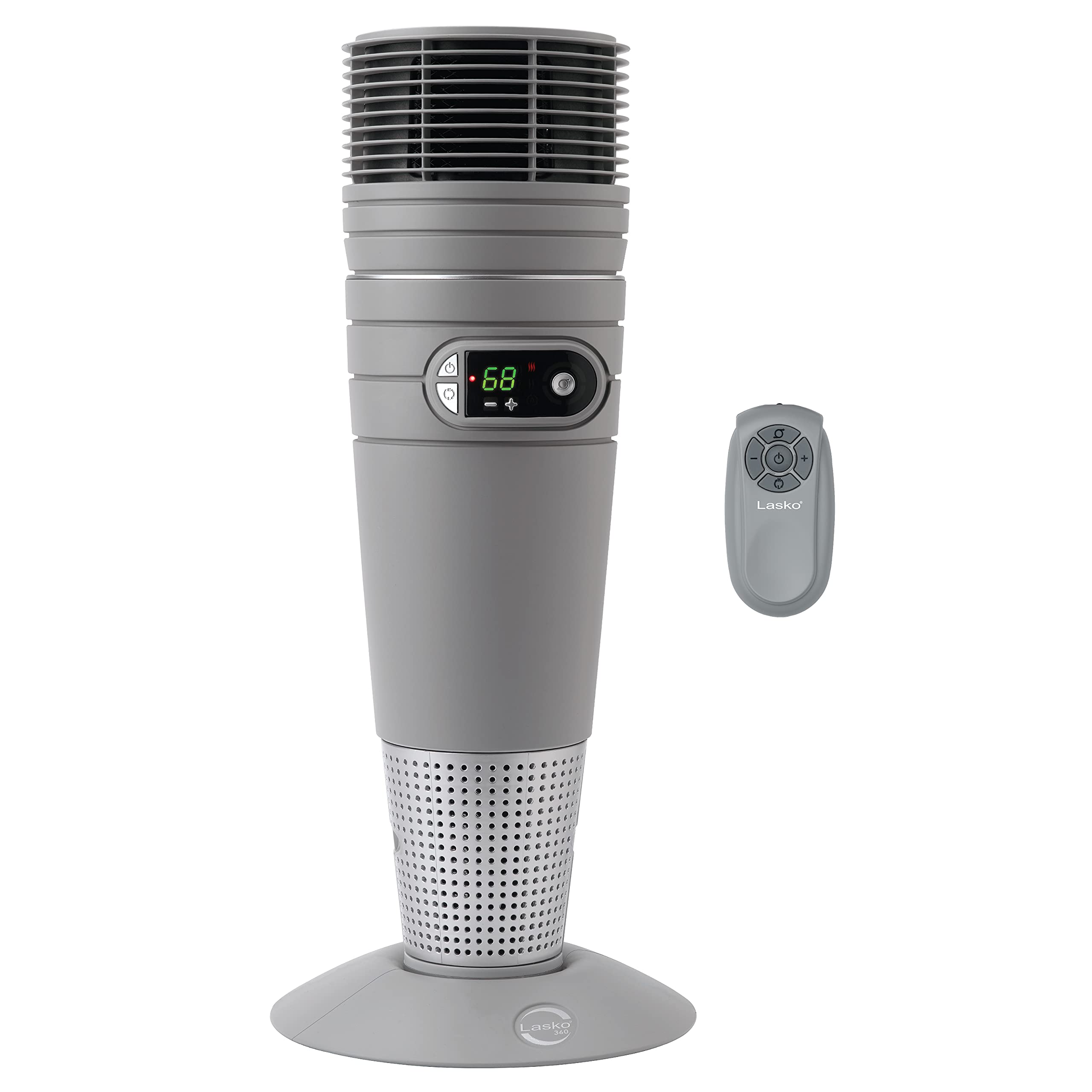 Full-Circle Warmth Ceramic Heater with Remote Control