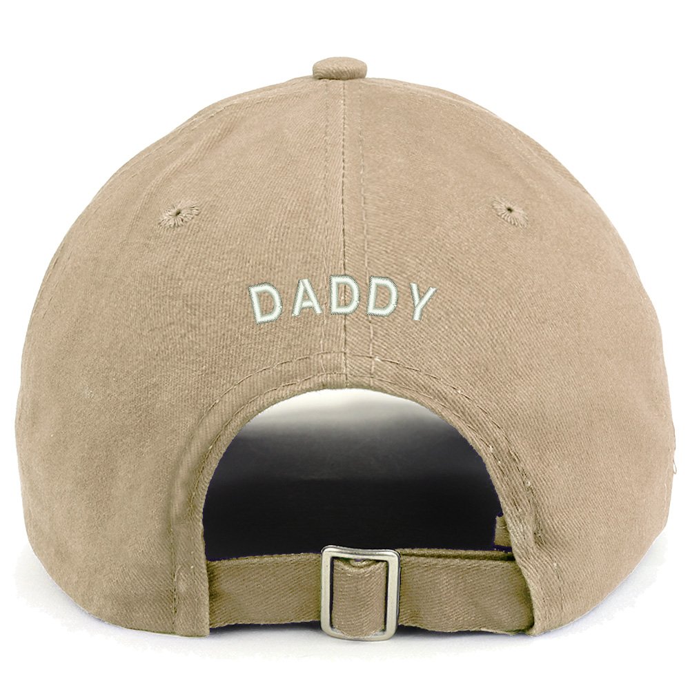 Trendy Apparel Shop Daddy (Back) Embroidered 100% Cotton Dad Hat