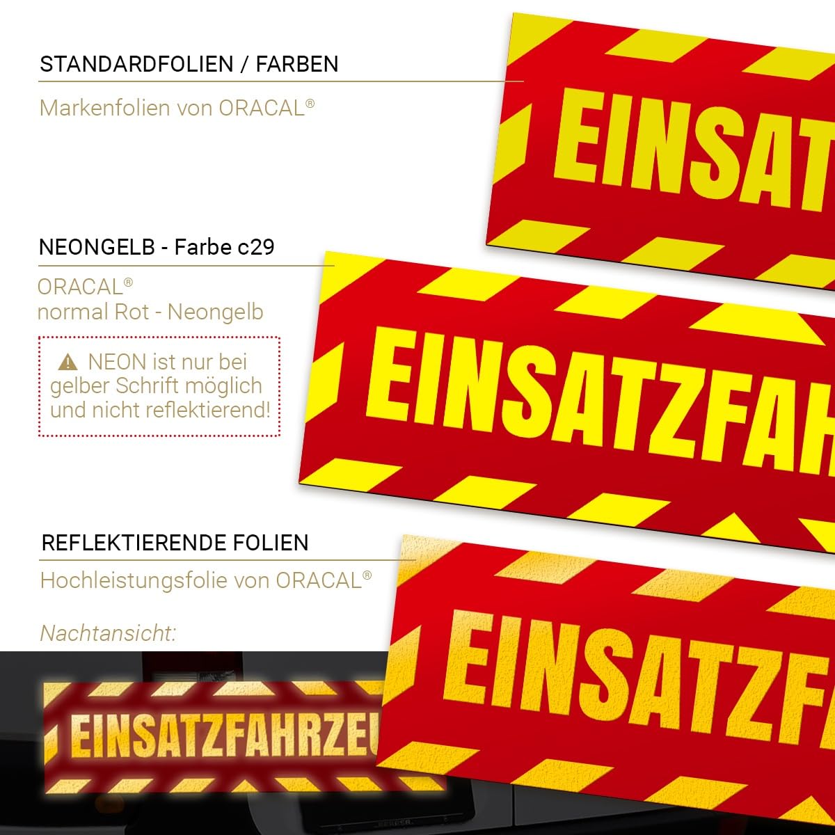 Magnetschild Lebende Tiere Auto Abstand Tiertransport Magnetfolie Wetterfest Magnetisch 45 x 12 cm Reflektierend