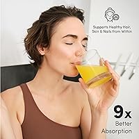 Vista 5 de Vida Lifescience Aurora Nutrascience - Suplemento potenciador de colágeno de biotina ultra liposomal de 10,000 mcg, apoya el cabello, la piel