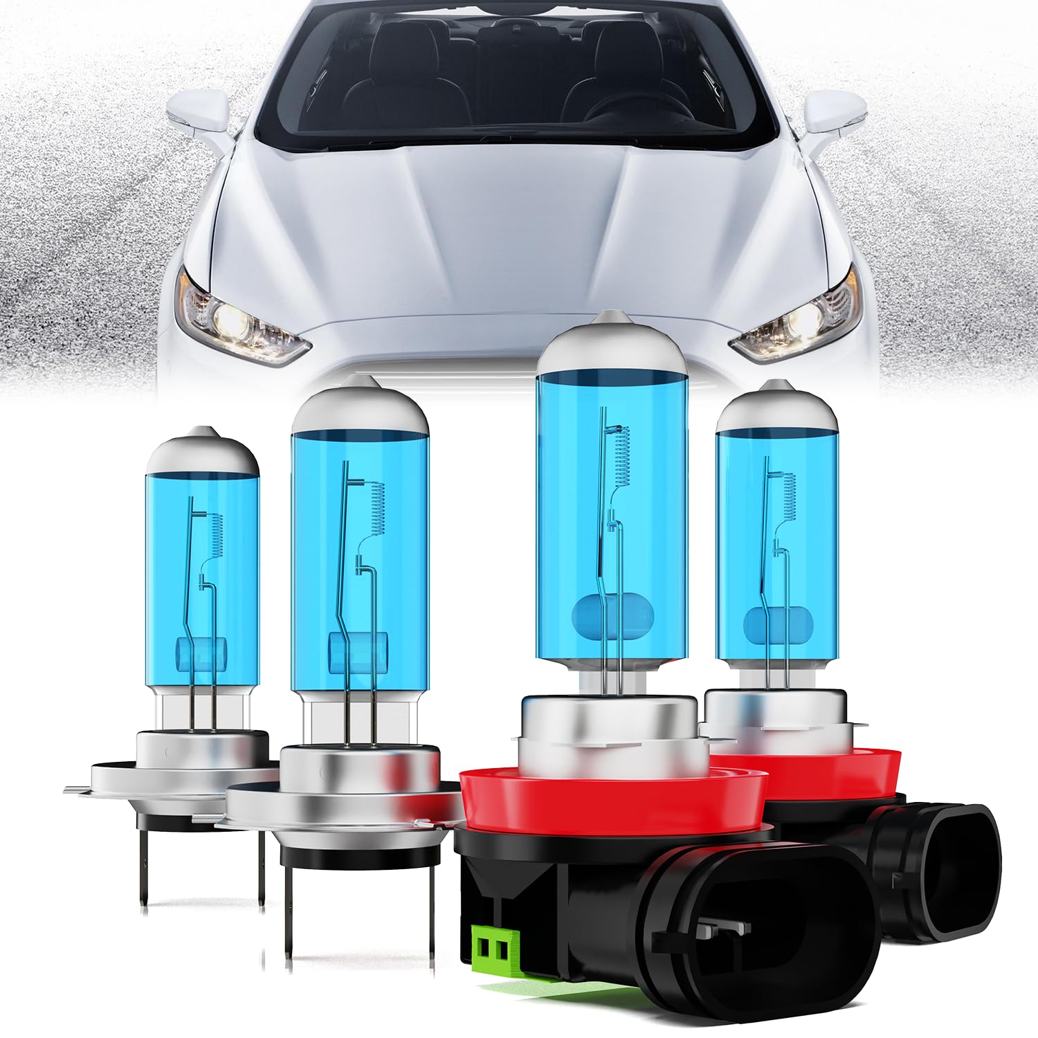 Headlights Fit for Ford Fusion 2006 - 2011 ford fusion headlight bulb