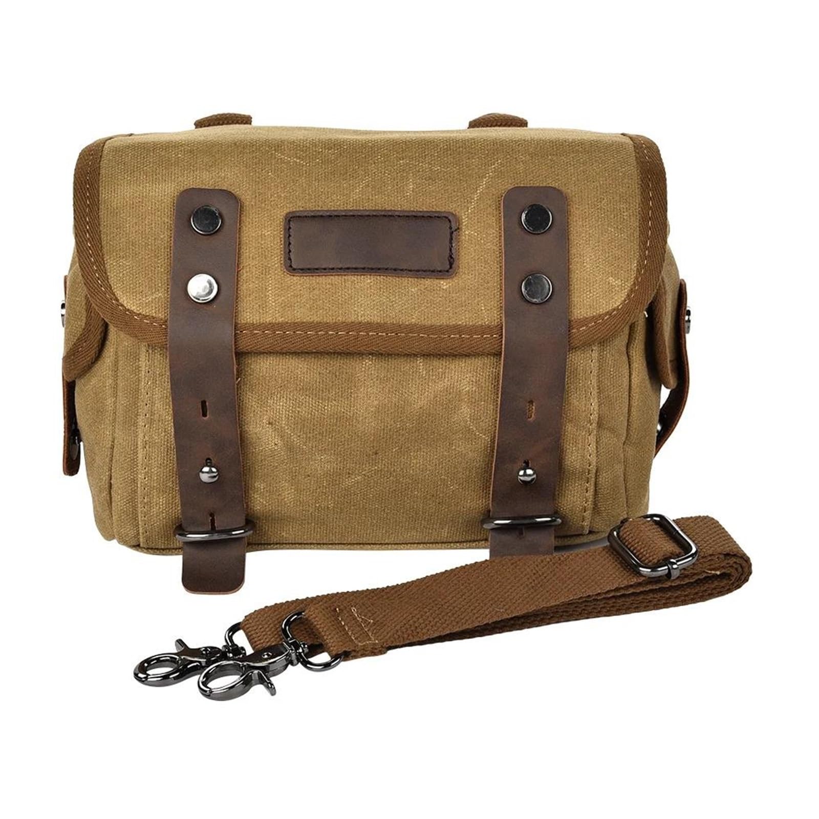 Reisebeutel Motorradgepäcktasche Zubehör Seitentasche Hängetasche Brigade Seitensatteltasche Kuriertasche Reisegepäcktasche(Khaki)