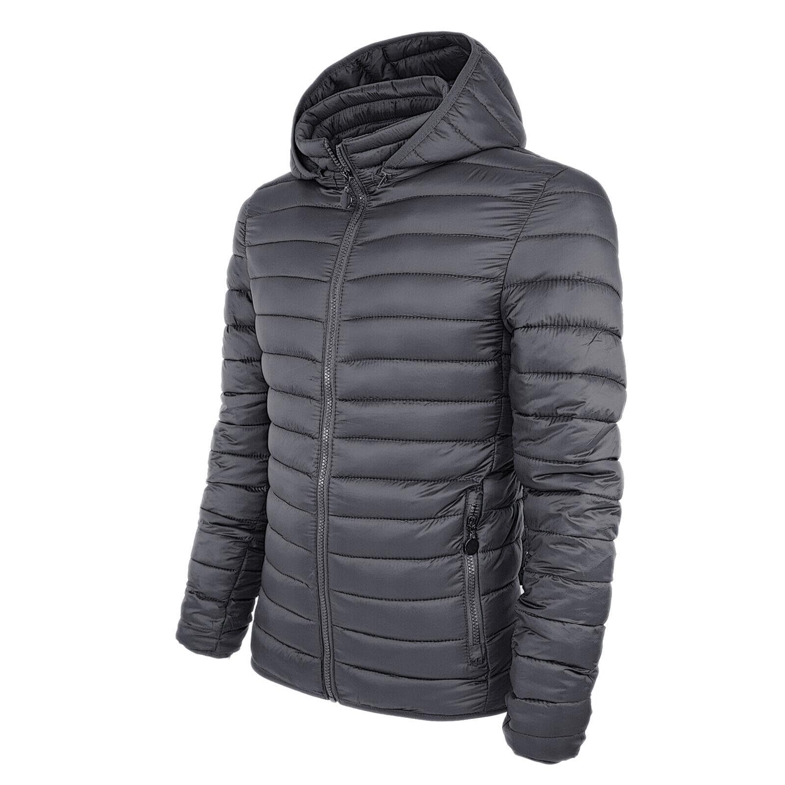 Piumino Uomo Leggero 100 Grammi Giacca Antivento Giubbino softshell Giubbotto Casual Sportivo