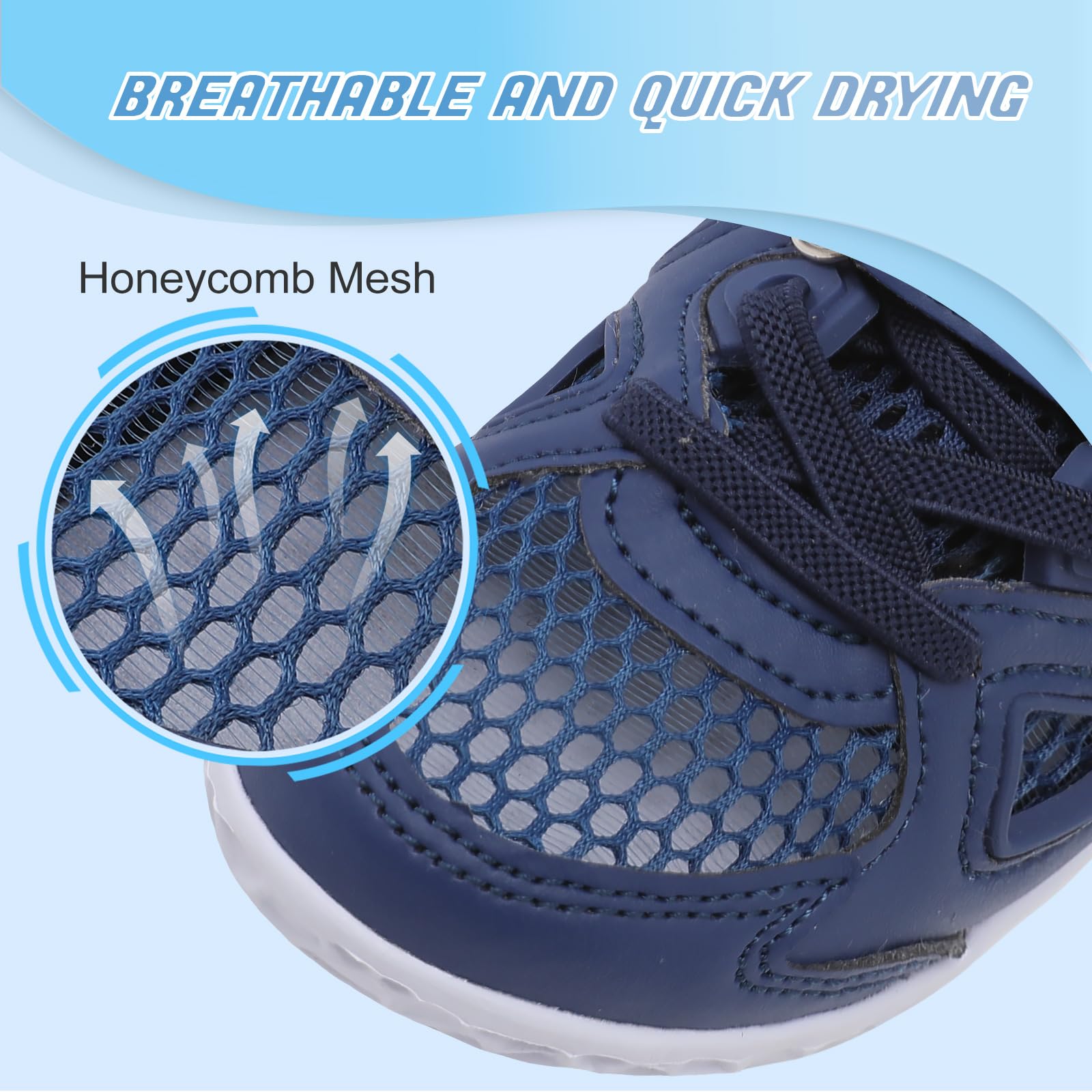 Snapklik.com : Barefoot Wide Toe Box Shoes For Kids Mesh Flexible ...